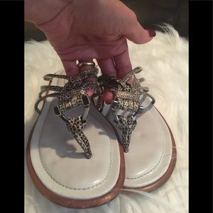 TOD'S Strappy Flat Sandals. Sz 6